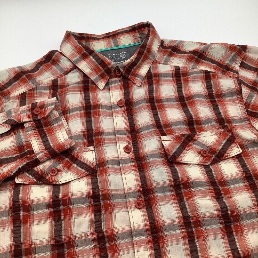 Mountain Hardwear Mens Long Sleeve Button Up‎ Shirt Size Medium